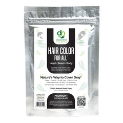Discovery Naturals Henna Negra para Pelo Kit: cobertura duradera de canas en casa.