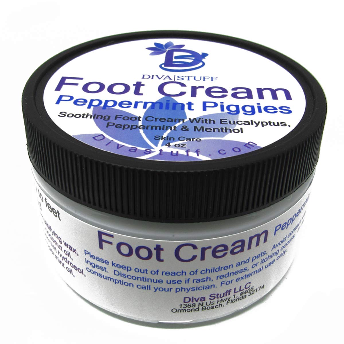 Diva Stuff crema-pies mentol eucalipto aplicada para pies cansados