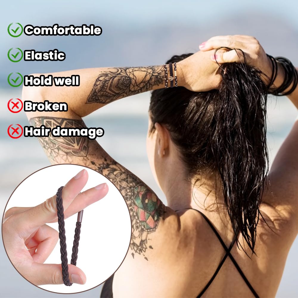 DIYDEC accesorios para cabello boho en colores neutros para combinar con atuendos