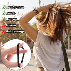 DIYDEC gomas elásticas sin daño para cabello suave y resistente