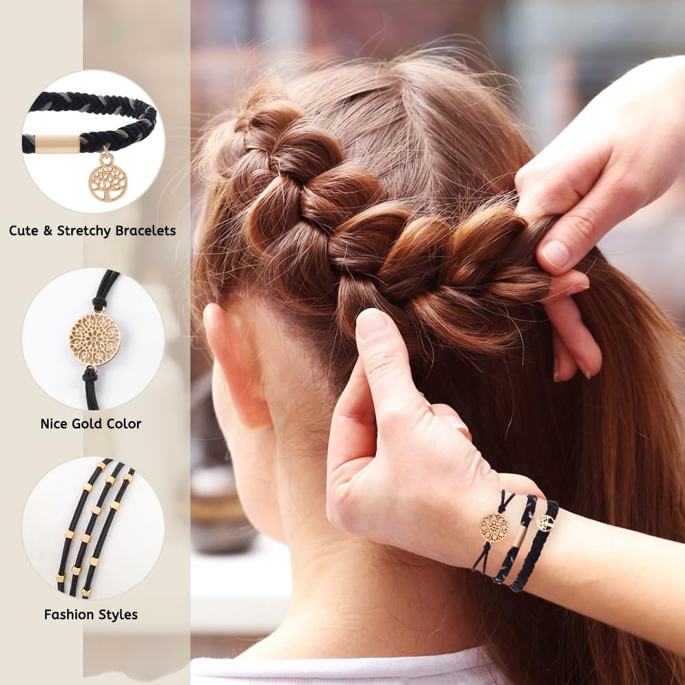DIYDEC gomas para todo tipo de pelo: rizado, liso y grueso