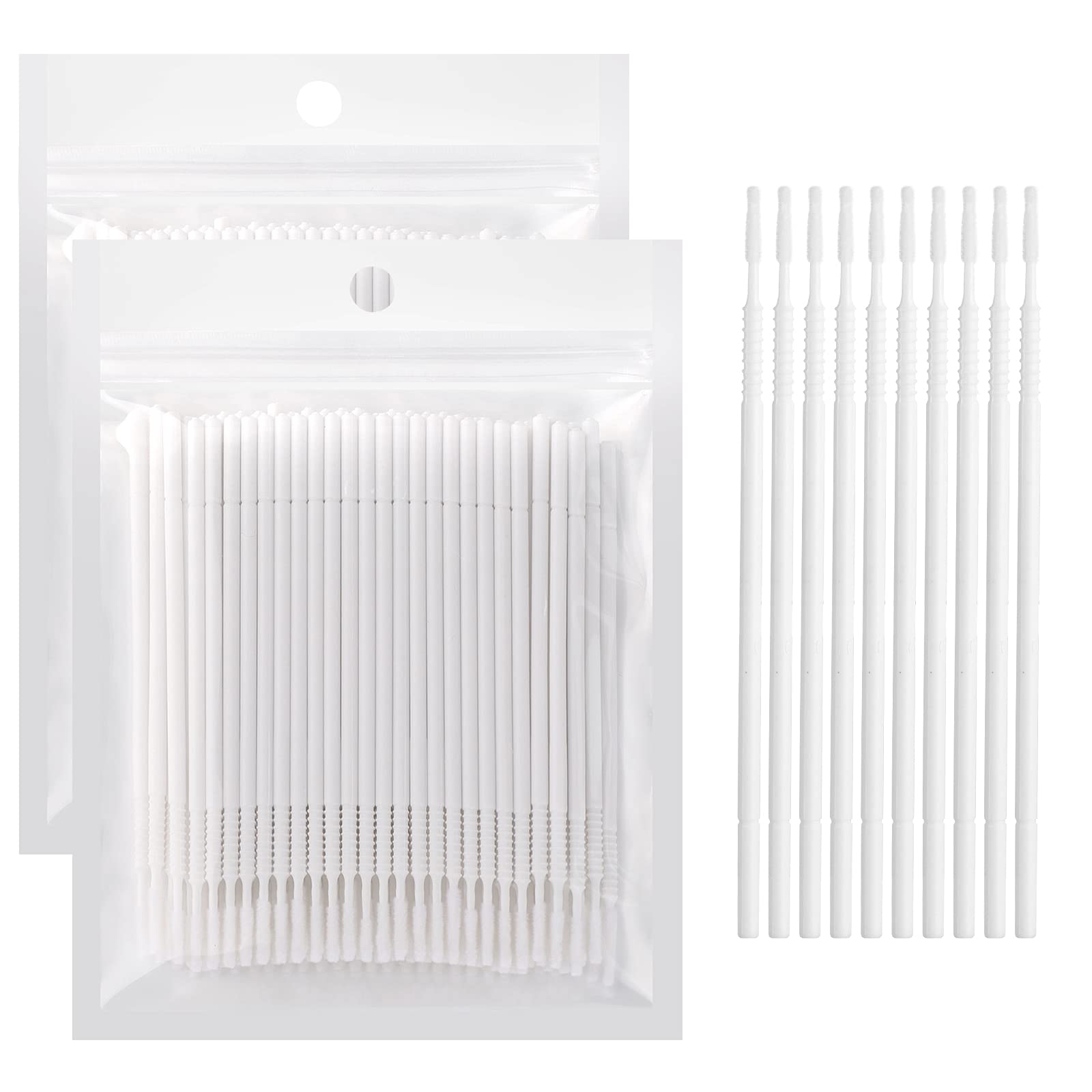 Dming micro-aplicadores para extensiones de pestañas, precisión y limpieza sin pelusa.