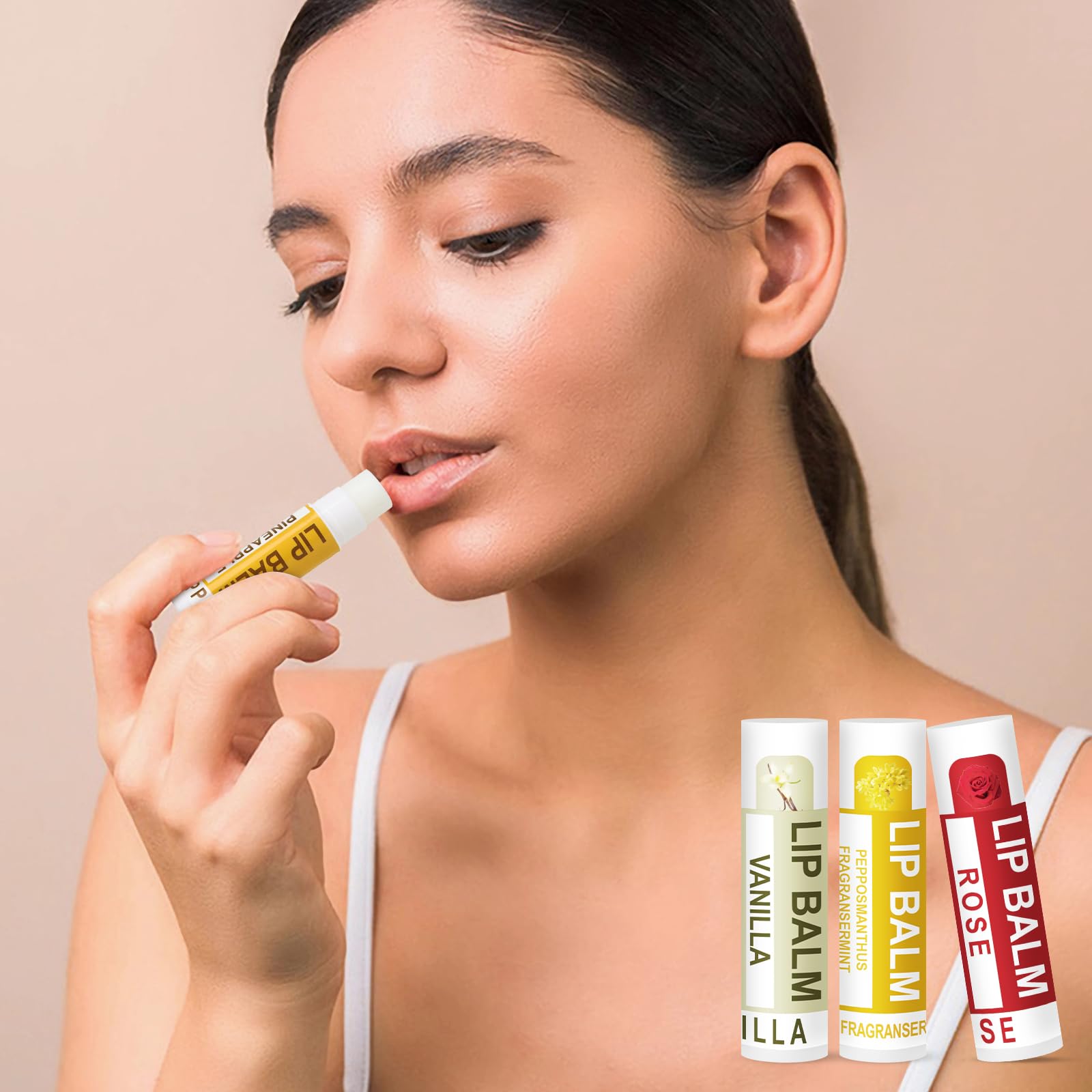 DMSKY bálsamo labial de rápida absorción, ideal para usar bajo el pintalabios.