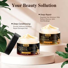 Masaje del cabello con mascarilla aporta suavidad y brillo