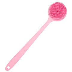 DNC limpiador de espalda de silicona rosa, facilita limpieza suave de torso
