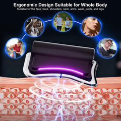 DOCEPERT iluminación de cuidado de la piel roja y morada para beneficios sensoriales