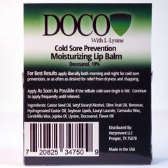 DocoShield bálsamo labial facilita una aplicación suave para el cuidado diario.