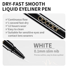 Docolor delineador con punta precisa para líneas delgadas y definidas.