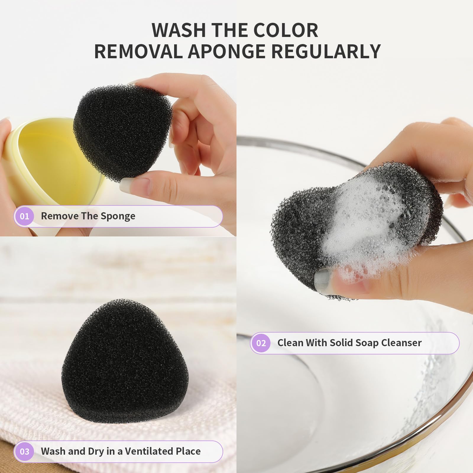 Docolor diseño ergonómico, cómodo de sostener para limpieza precisa