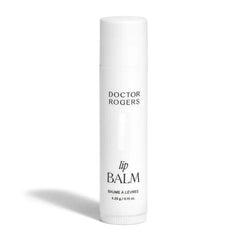Doctor Rogers Lip Balm outer packaging highlights all-day hydration.