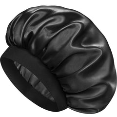 Doitory bonete satén para dormir, doble capa, protege el cabello reduciendo fricción de la almohada