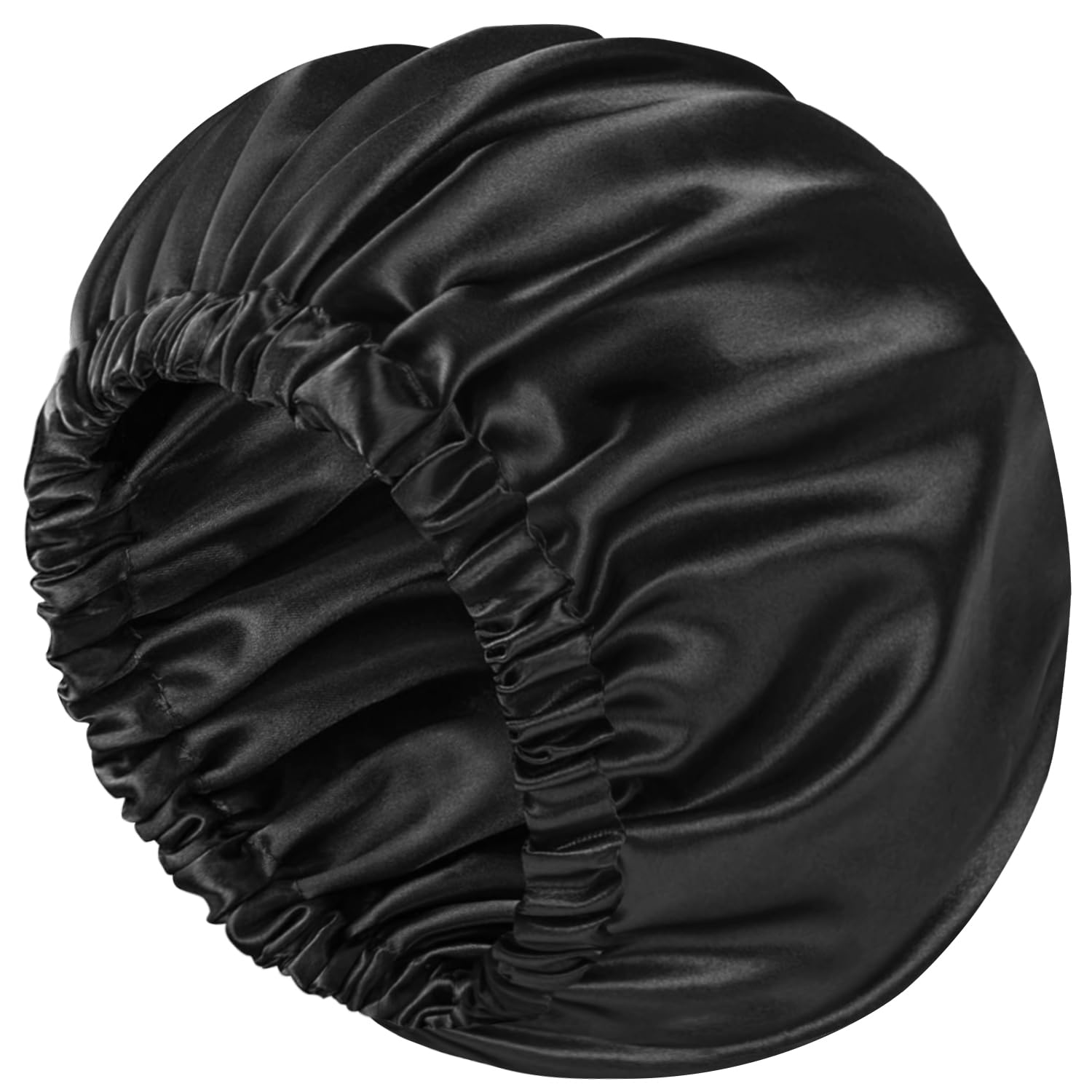 Doitory bonete de seda de doble capa para dormir protege el cabello durante la noche