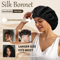 Doitory bonete unisex para dormir ideal para cabello natural y rizado