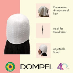 DOMPEL gorro ajustable que se adapta a la mayoría de tallas de cabeza.