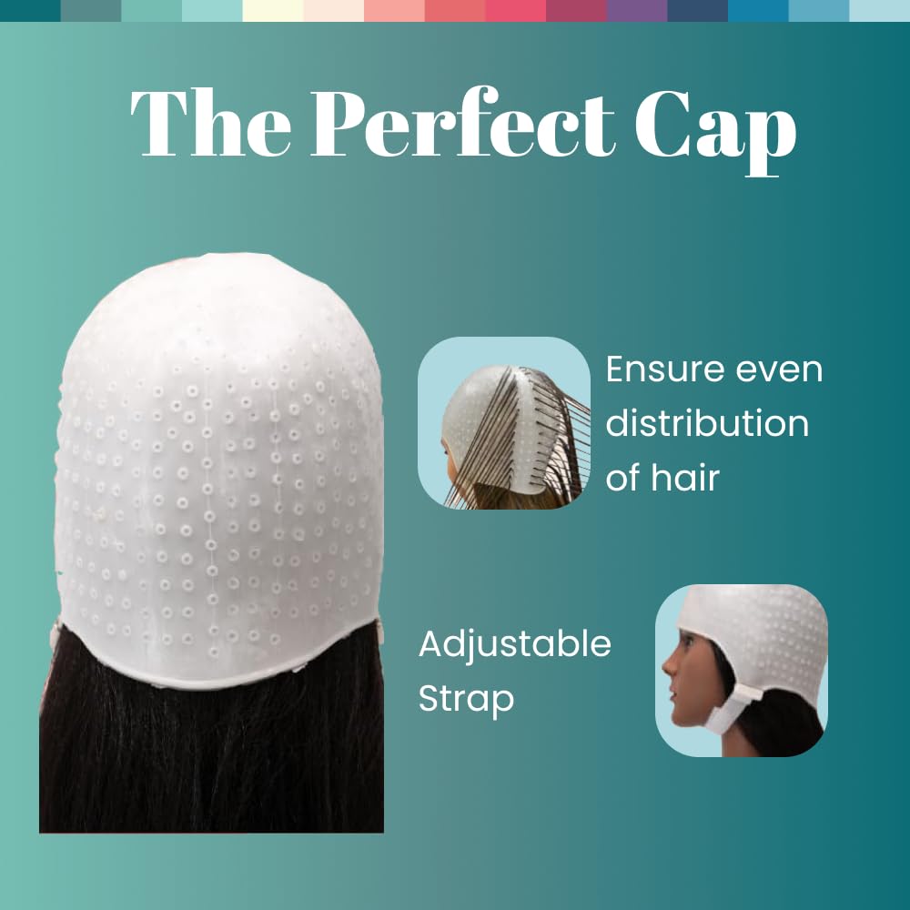 DOMPEL gorro fácil de usar con cepillo para aplicar la mezcla.