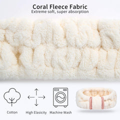 DOOBO banda spa khaki de microfibra, diseño cómodo para cualquier cabeza