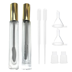 dootdott tubo máscara 10 ml vacío, visible para control de uso diario