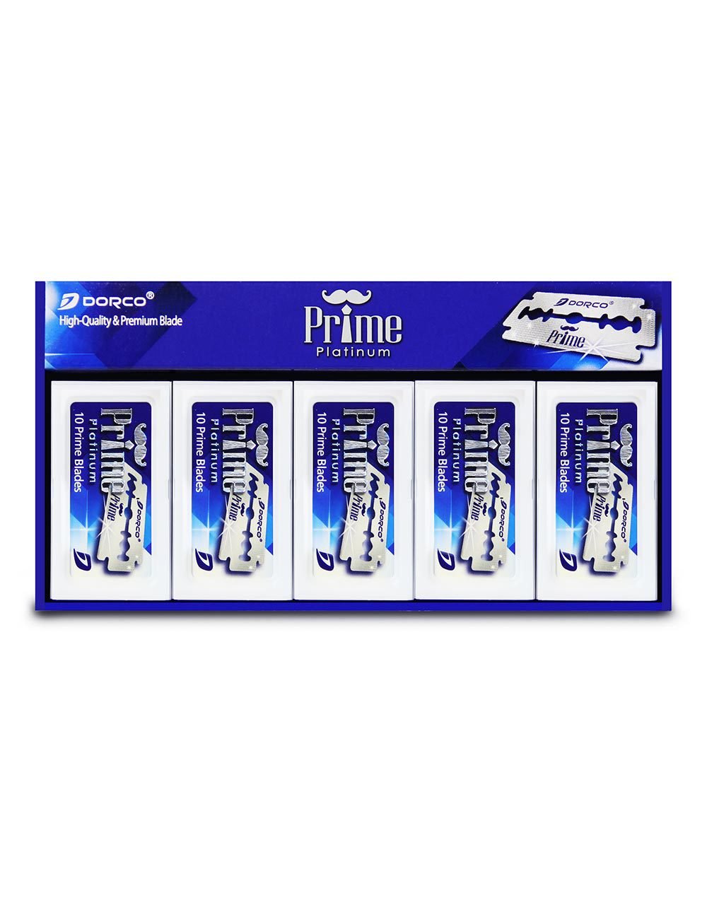 Dorco Prime: afilado preciso para cortes limpios y control.