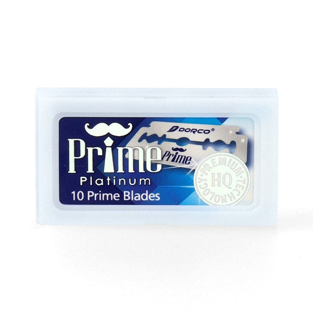 Dorco Prime: empaque práctico ideal para baño y viaje.