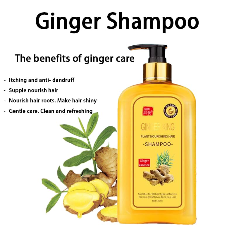 Dosoecse Ginaday: cuero cabelludo saludable con jengibre para cabello más fuerte.
