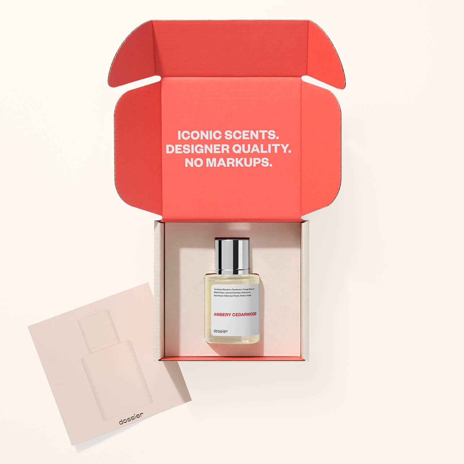 Dossier Ambery Cedarwood store display invites scent exploration