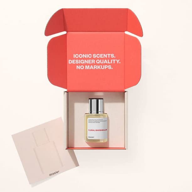 Dossier Floral Marshmallow Grasse ingredients emphasize refined perfumery quality