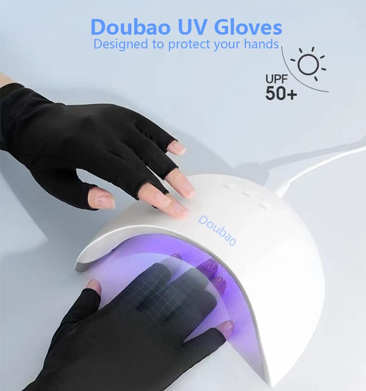 Guantes UV Doubao para uso prolongado sin molestias durante sesiones creativas.