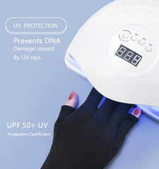 Guantes UV Doubao protegen las manos durante la manicura y usos diarios.