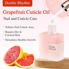 Double Rhythm con brocha para aplicación rápida y hidratación de cutículas.