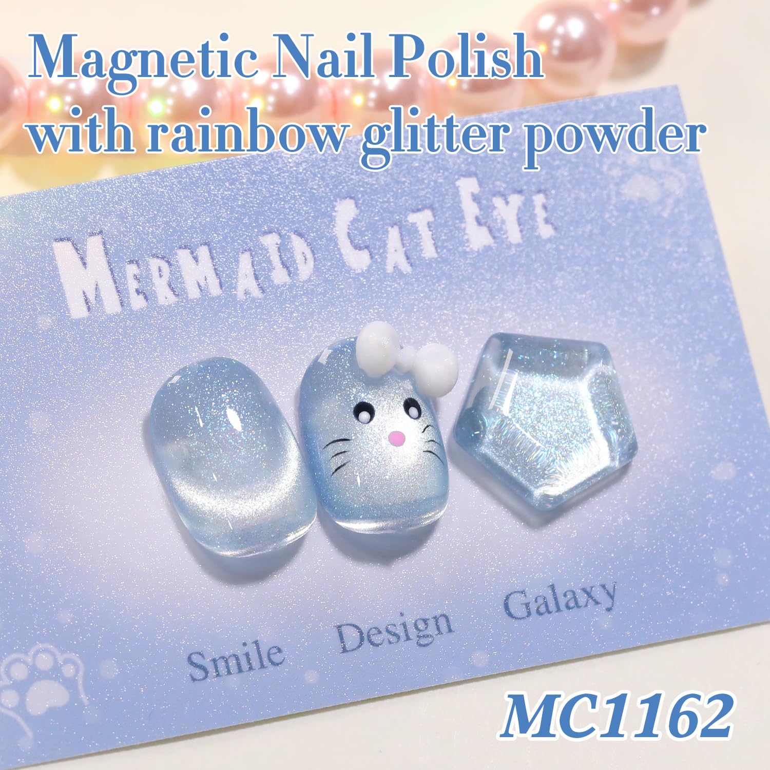 Botella de gel ojo de gato 15 ml para uñas con acabado magnético