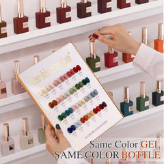 Double Rhythm Building Gel para diseños duraderos en uñas.