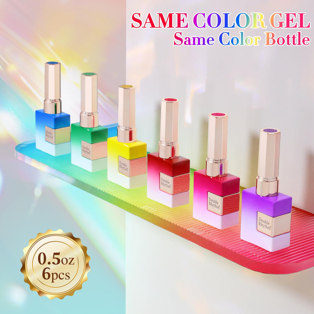 Double Rhythm: colores jelly variados para diseños divertidos y personalizados.