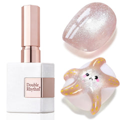 Double Rhythm esmalte gel con efecto ojo de gato y imán para uñas