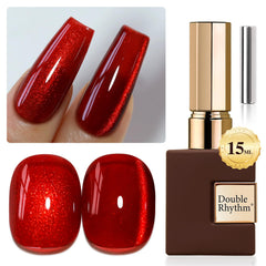 Double Rhythm esmalte gel ojo de gato 15 ml con imán para efecto magnético