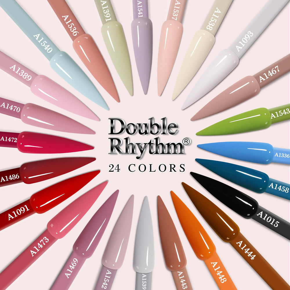 Gel de construcción Double Rhythm refuerza uñas para uso diario.