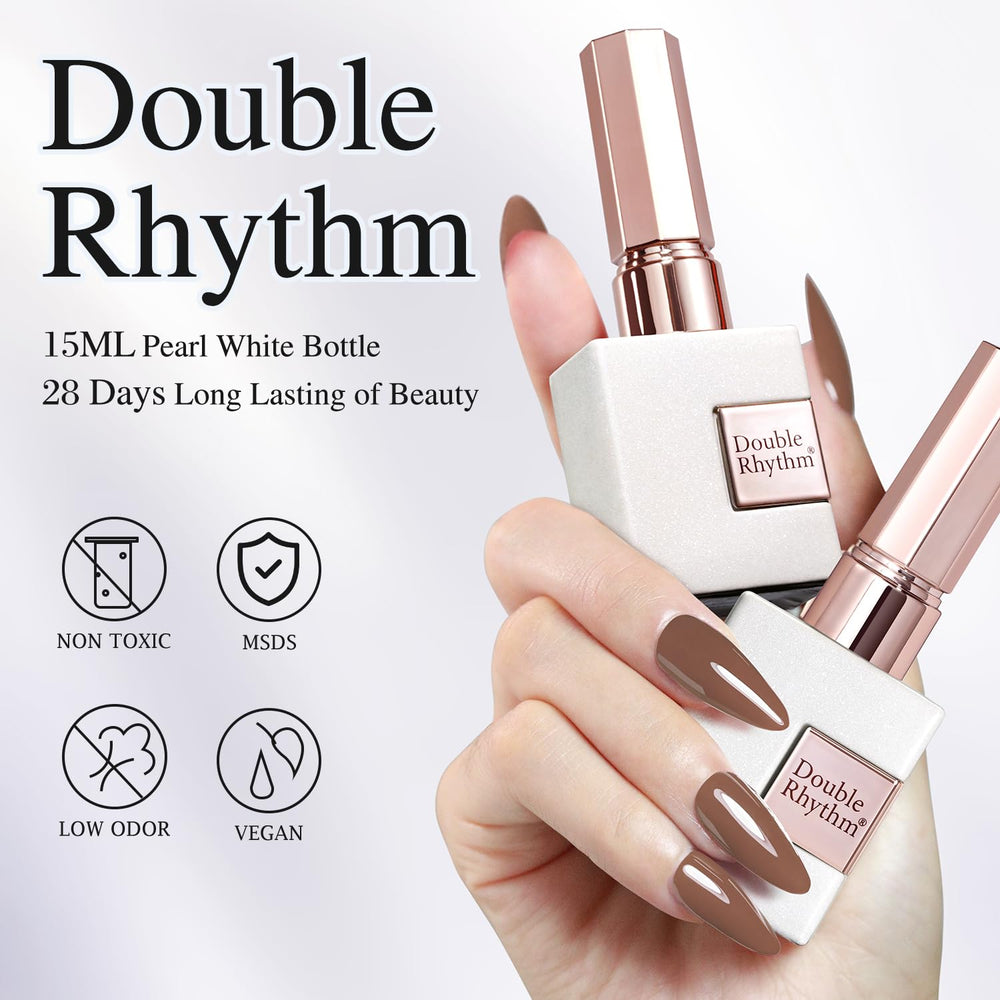 Double Rhythm Esmalte de gel alerta: prueba de alergias antes de usar
