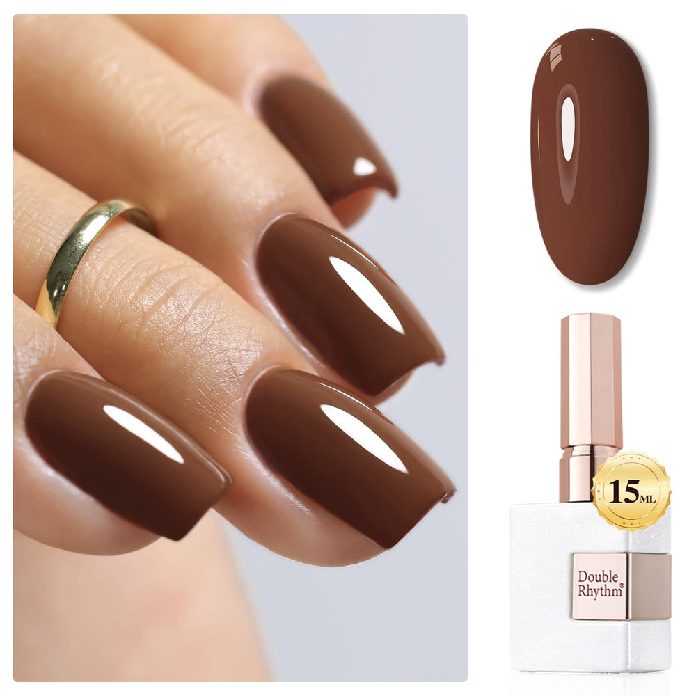 Double Rhythm Esmalte de gel botella 15ml color perla blanca para uñas elegantes