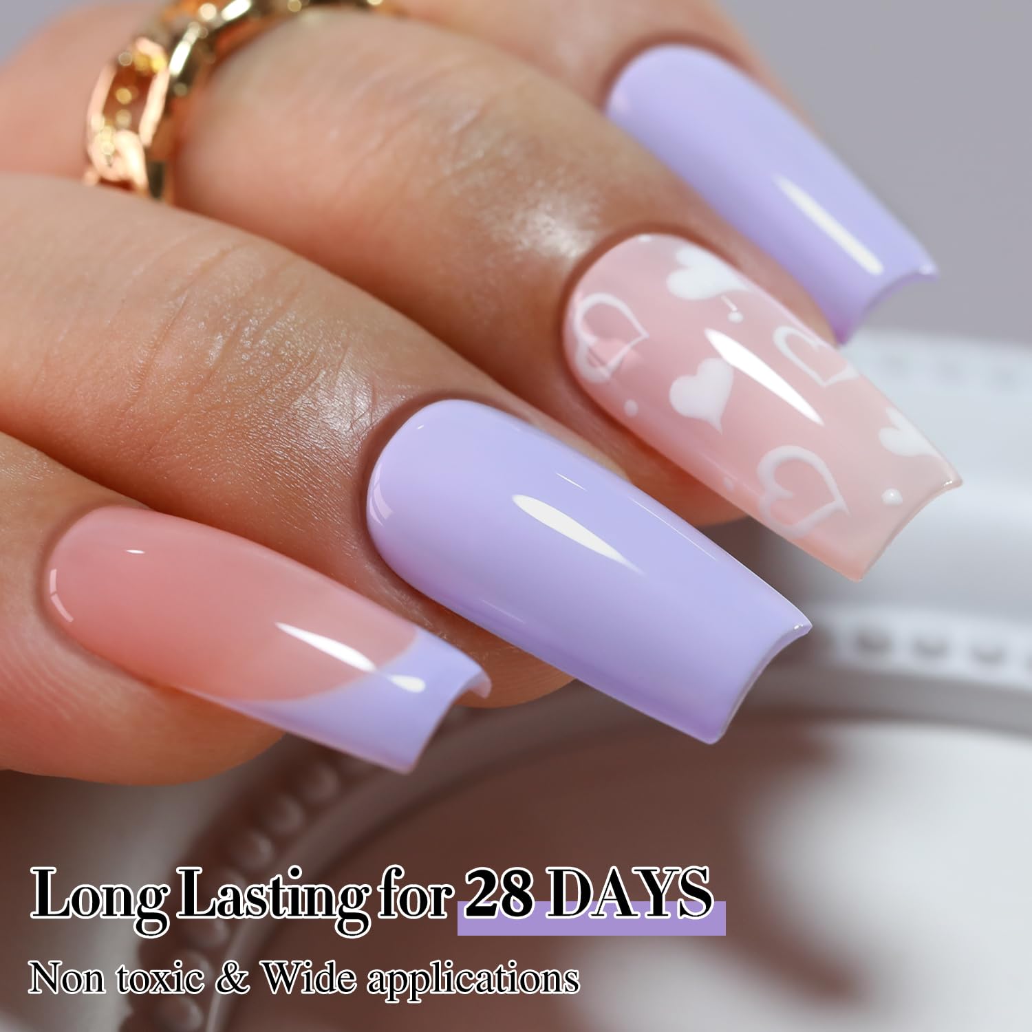 Lámpara UV/LED cura el gel Double Rhythm con eficacia