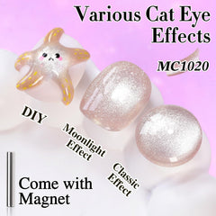 Double Rhythm imán para lograr efecto ojo de gato en uñas