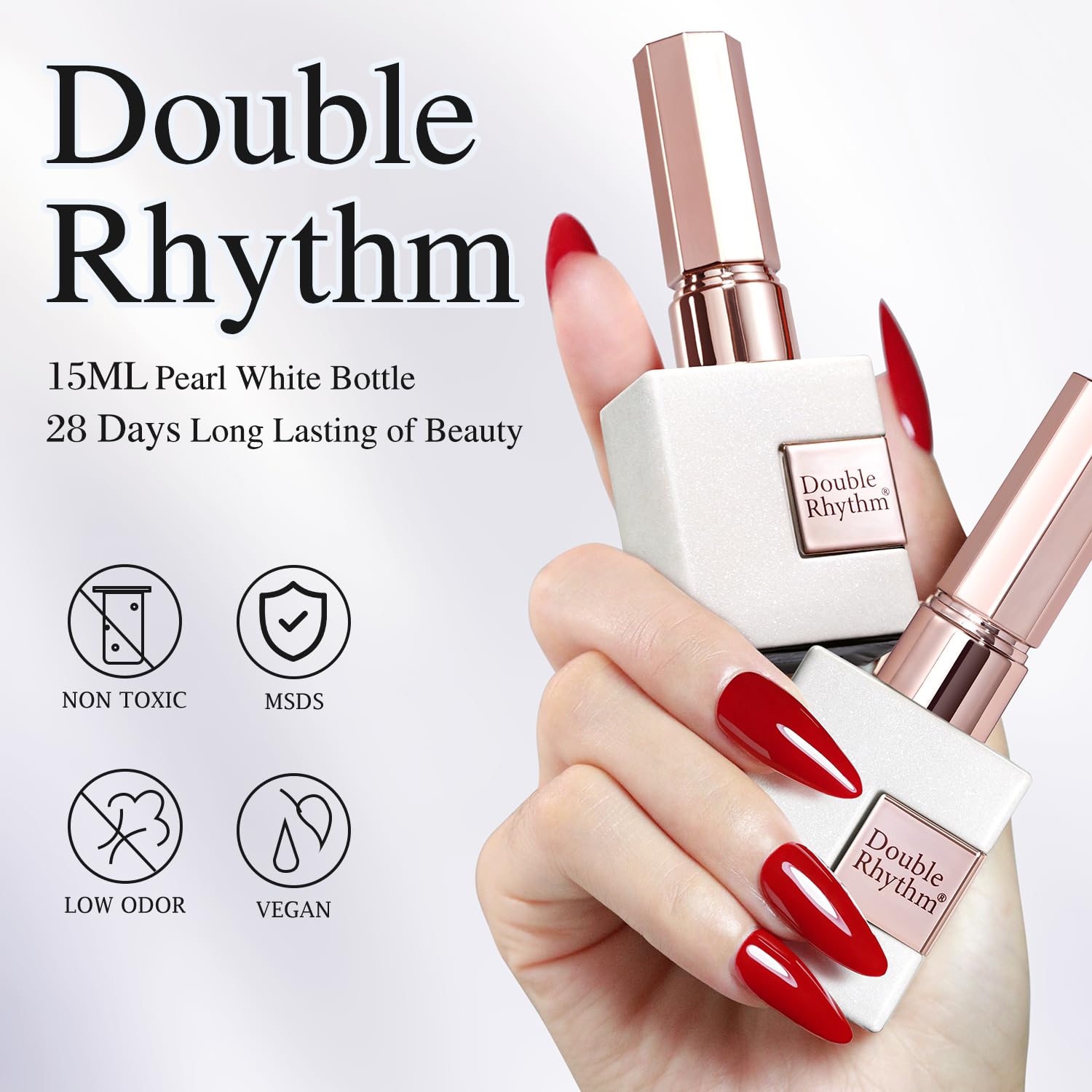 Double Rhythm para uso en casa y en salones, fácil de aplicar.