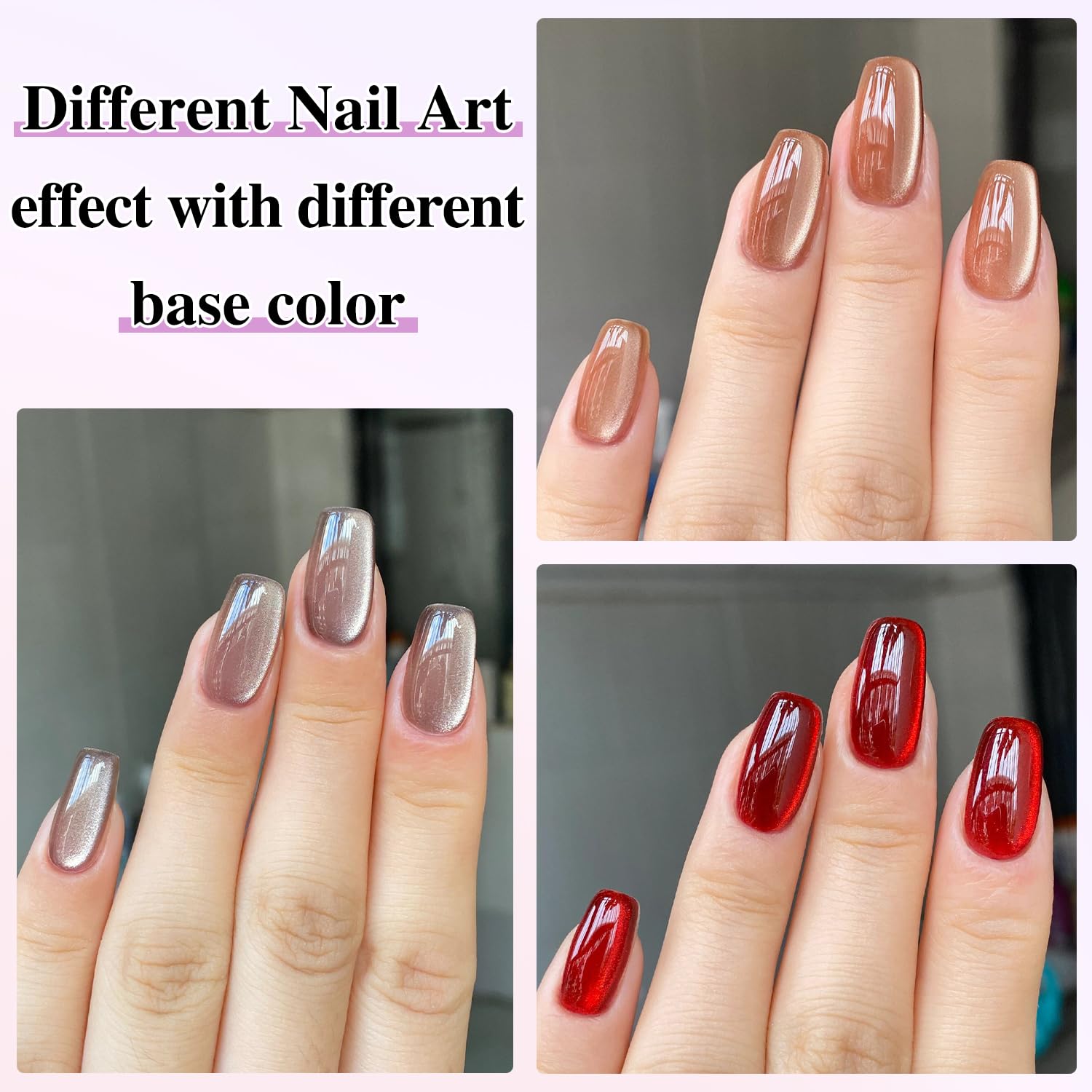Double Rhythm variedad de colores base para combinar con ojo de gato
