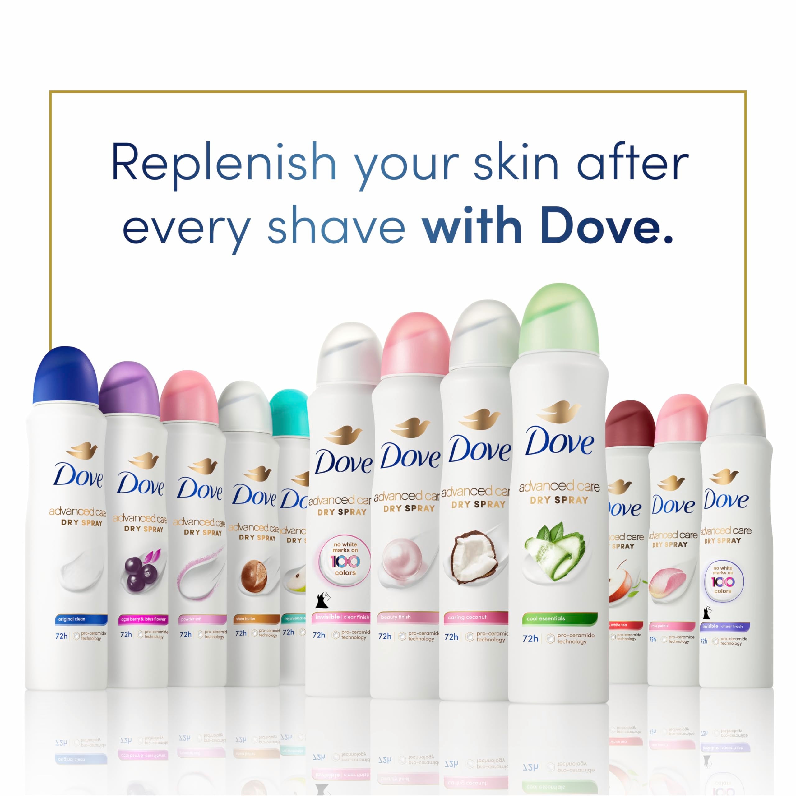 Dove Advanced Care featured in a shaving aftercare routine