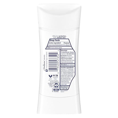 Dove Advanced Care bâton, application douce montrée sur peau, confort quotidien.
