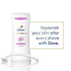 Dove Advanced Care baton-pro ceramide, illustration de la technologie renforçant la barrière cutanée.