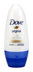 Dove antitranspirante original: botella visible, protección de 48 horas contra el sudor