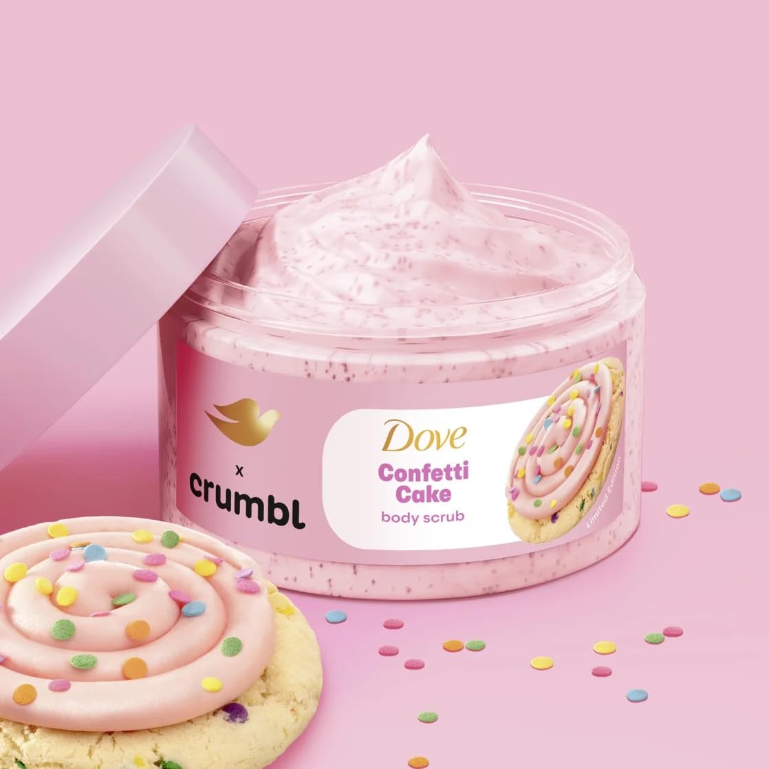 Dove Crumbl Confetti Cake – hydratation 24h grâce à MicroMoisture