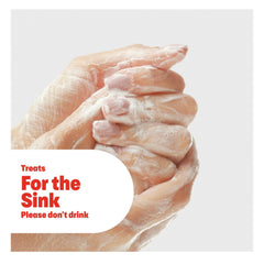 Two pack of Dove Crumbl hand wash displayed together on a bathroom shelf