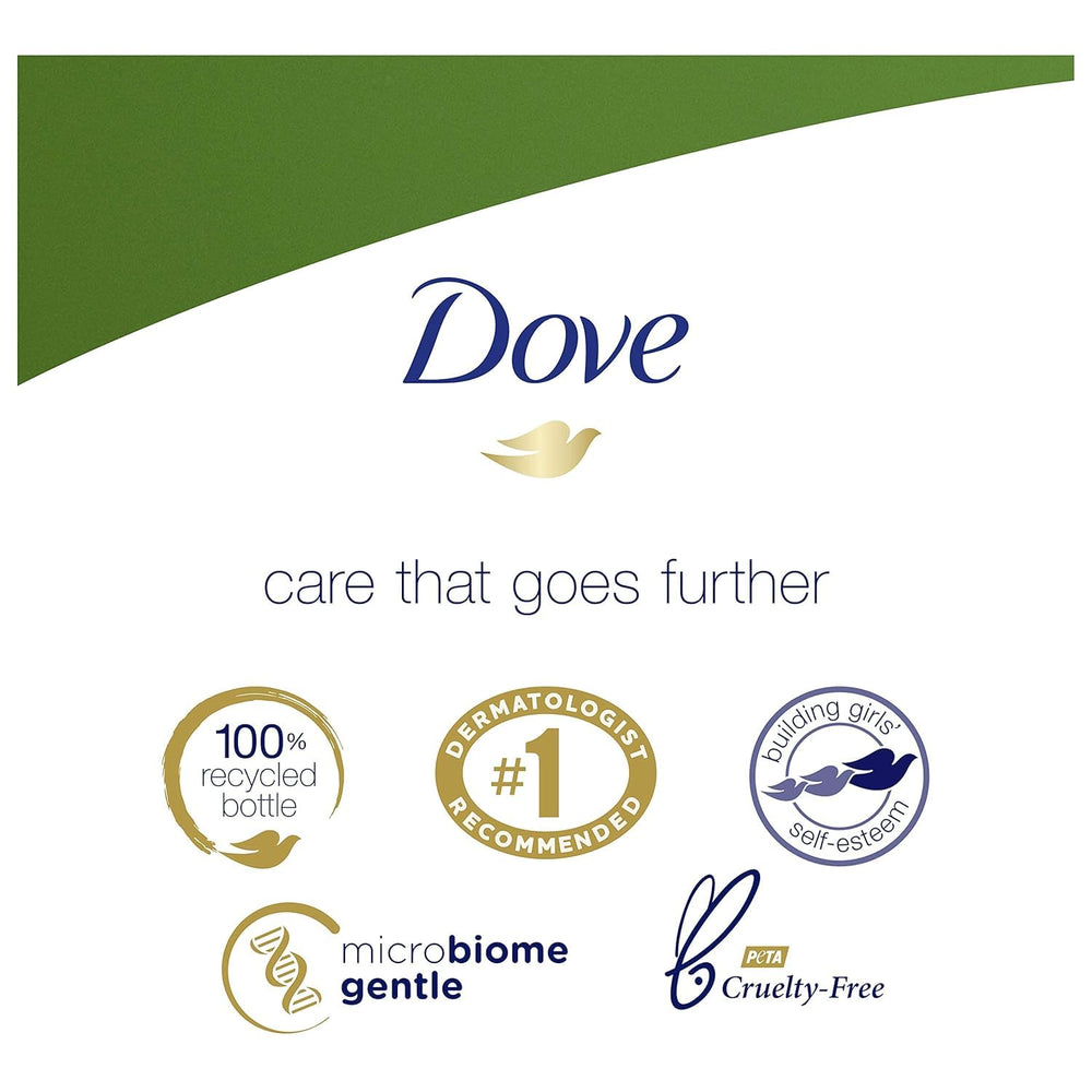 Dove Ducha fórmula con hidratación suave para piel sensible.