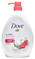 Dove Go Fresh Revive botella granada y verbena, aroma vigorizante para la mañana