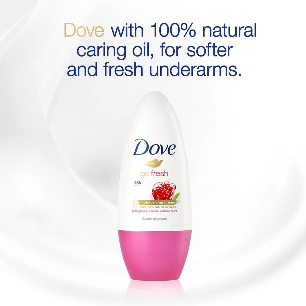 Dove Go Fresh Roll-On pack de dos unidades.